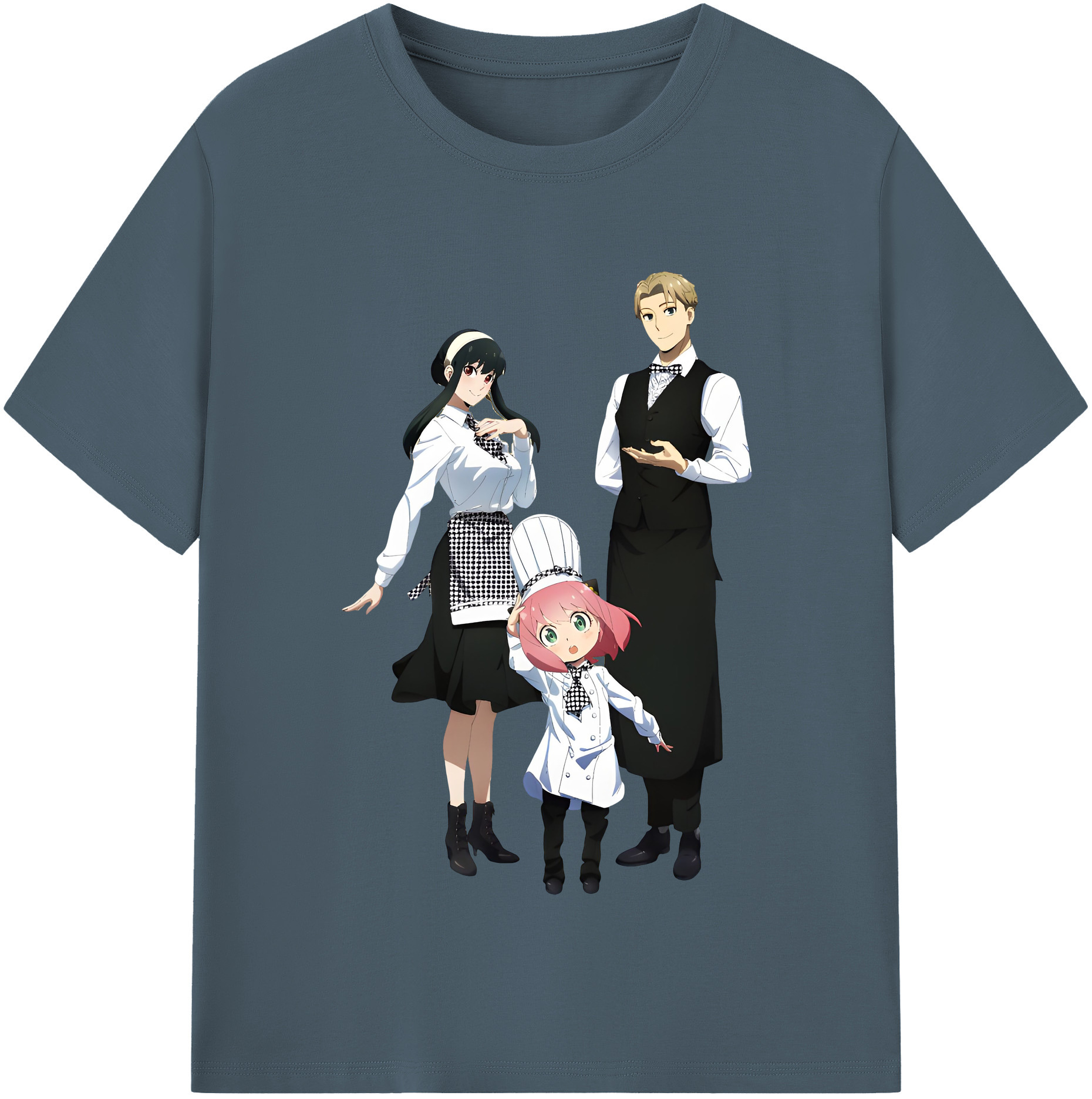 （画像用） SPY×FAMILY间谍家家酒 綿100％半袖Tシャツ（フロントプリント）